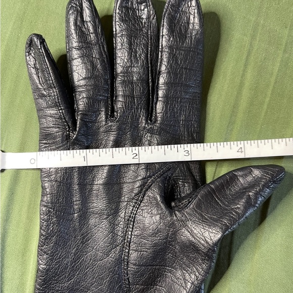 60’s French Kidskin Black Ladies Gloves / Historic Goldwater’s Dept. Store AZ - Picture 7 of 7